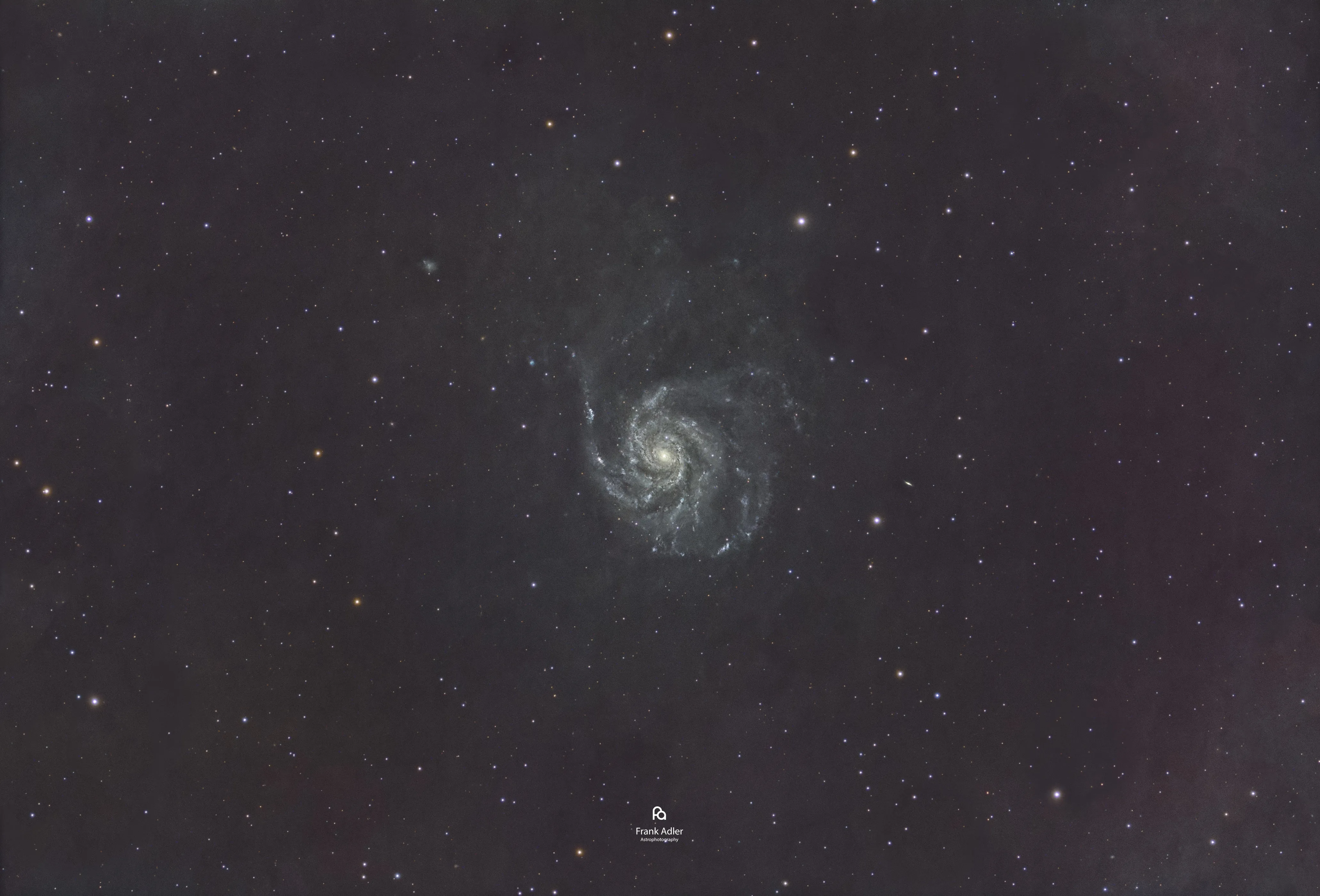 Messier 101, die Feuerrad Galaxy